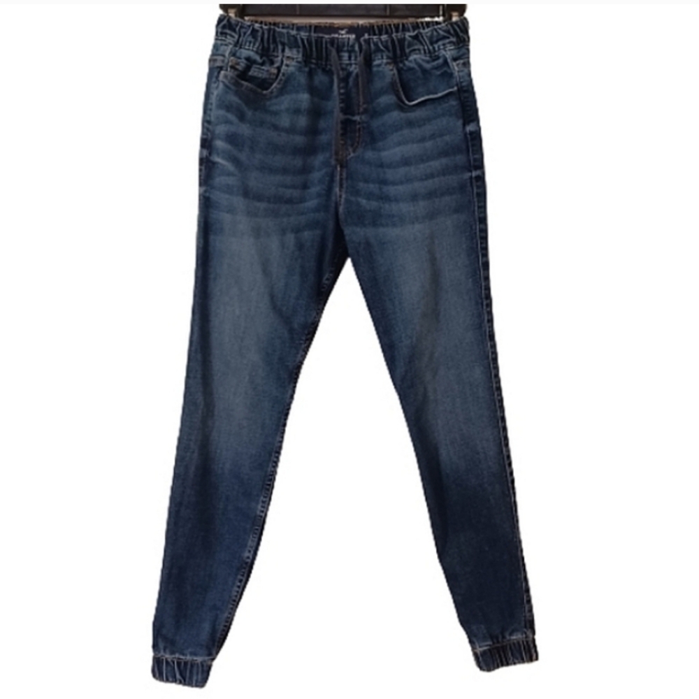 Hollister Women's Skinny Jogger Advanced Stretch Casual Cotton Blue Jeans - Picture 2 of 6